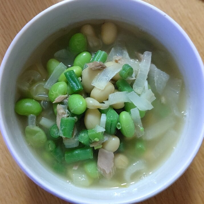 豆といんげんのスープ